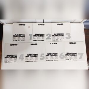 Ilford Multi grade pro filters 6x6, 1-7 lot